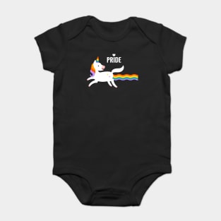 Rainbow Unicorn Gay Pride Month t-shirt Shirt Tee Gift Baby Bodysuit